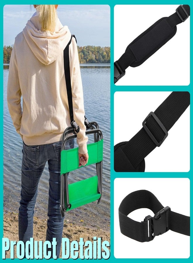 ELFULLY 5 Pack Adjustable Carry Strap, Convenient Camping Beach Chair Carrying Strap, Hands-Free Sturdy Universal Shoulder Straps for Picnics, Backpack, Skateboard, Folding Bike, Outdoor Activities - Image 3